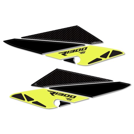 Motorbike Tank Side Protectors 3D Stickers compatible with BMW R1300RS