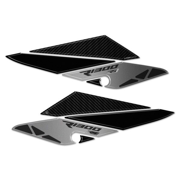 Protezioni Laterali Serbatoio moto Adesivi 3D compatibili con BMW R1300RS
