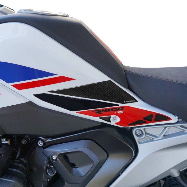 Protections latérales de réservoir de moto Stickers 3D compatibles avec BMW R1300RS