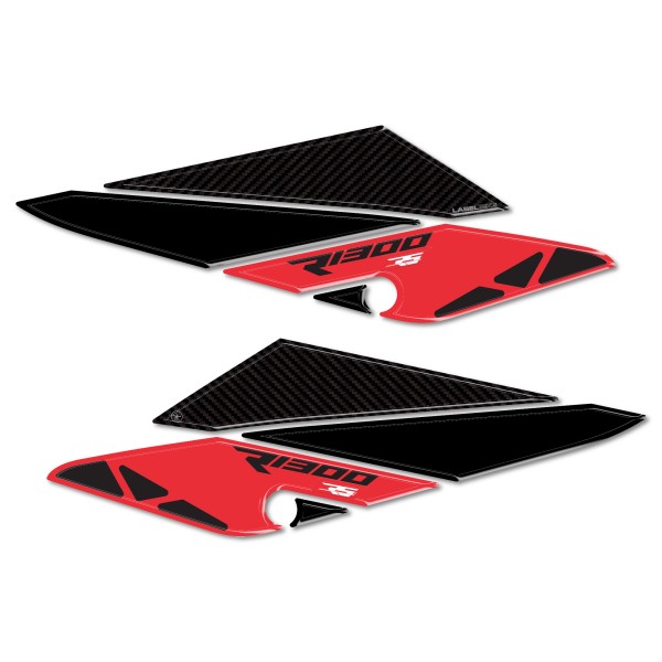 Protezioni Laterali Serbatoio moto Adesivi 3D compatibili con BMW R1300RS