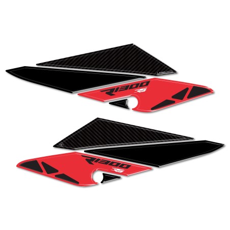 Protections latérales de réservoir de moto Stickers 3D compatibles avec BMW R1300RS
