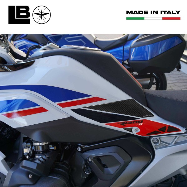 Protections latérales de réservoir de moto Stickers 3D compatibles avec BMW R1300RS
