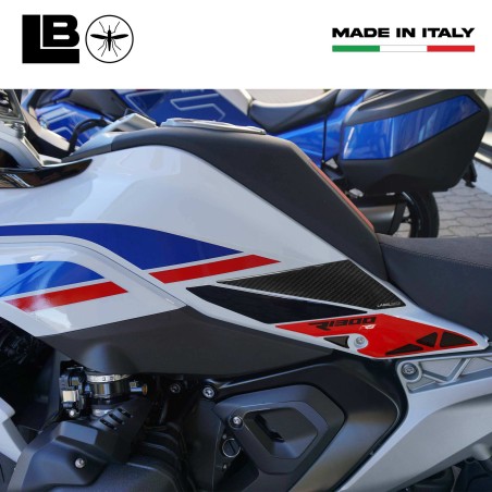 Protections latérales de réservoir de moto Stickers 3D compatibles avec BMW R1300RS
