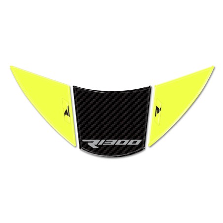 Sticker de protection 3D en résine pour garde-boue moto compatible avec BMW R1300R