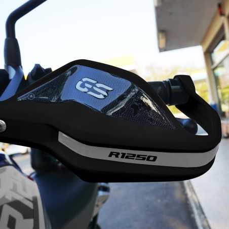 Pegatinas 3D para el guardamanos compatibles con las motos BMW R 1250 GS 2019-2023.