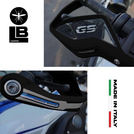 Pegatinas 3D para el guardamanos compatibles con las motos BMW R 1250 GS 2019-2023.