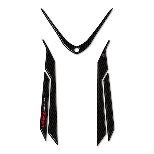                                             KIT D'ADHESIFS 3D COMPATIBLES POUR YAMAHA AVANT TMAX 530 Carbon 2017-2019
                                          