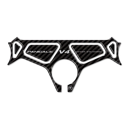 Placa de horquilla de dirección 3D adhesiva compatible con Ducati Panigale V4 V4S 2025