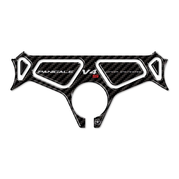 Piastra Forcella Sterzo Adesivo 3D compatibile con Ducati Panigale V4 V4S 2025