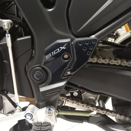 Adesivi 3D compatibili con Kove 510X Protezioni resinate per Battitacco moto