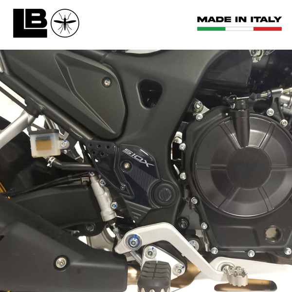 3D stickers compatible with Kove 510X Resin protectors for motorbike heel pads