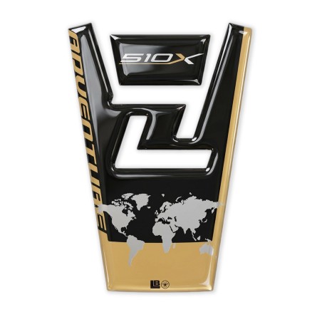 Protector de depósito adhesivo 3D compatible con la protección de moto de resina Kove 510X