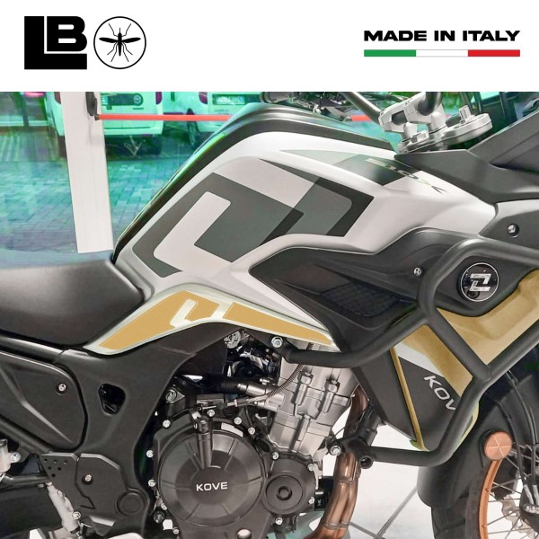 3D Resin Stickers compatible with Kove 510X Motorcycle Tank Side Protectors