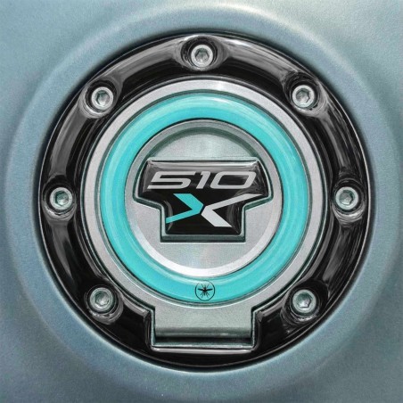 Adhesivo 3D de resina compatible con la protección del tapón del depósito de la moto Kove 510X