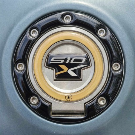 Sticker 3D en résine compatible avec la protection de bouchon de réservoir de moto Kove 510X
