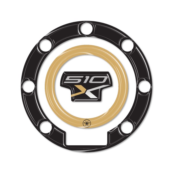 Adesivo resinato 3D compatibile con Kove 510X Protezione tappo serbatoio moto