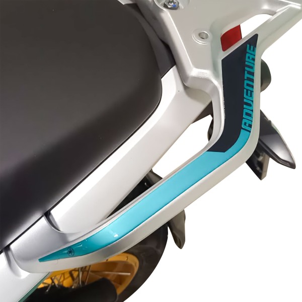 Pegatinas de gel 3D compatibles con los protectores traseros de manillar de moto Kove 510X