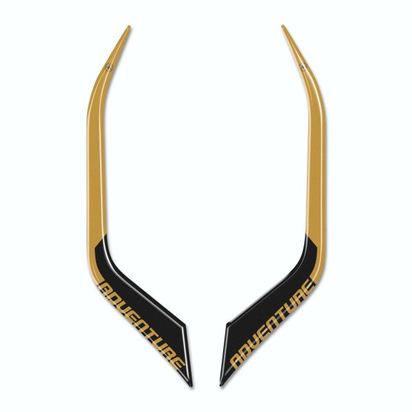 Pegatinas de gel 3D compatibles con los protectores traseros de manillar de moto Kove 510X