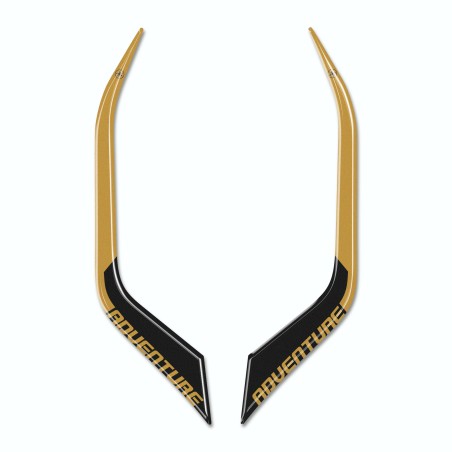 Pegatinas de gel 3D compatibles con los protectores traseros de manillar de moto Kove 510X