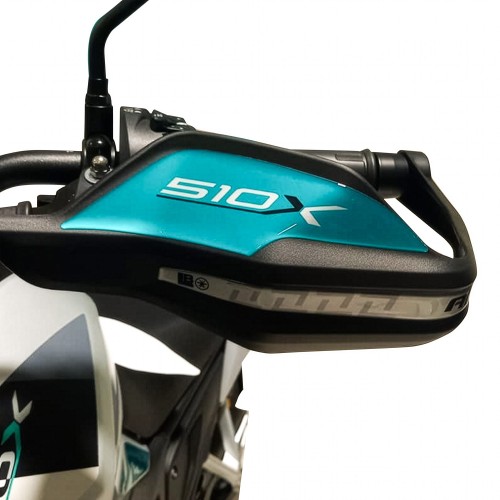 Pegatinas de resina de gel 3D compatibles con los protectores de guardamanos Kove 510X moto