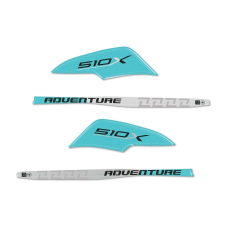 3D Gel Resin Stickers compatible avec Kove 510X Handguard Protectors motorbike