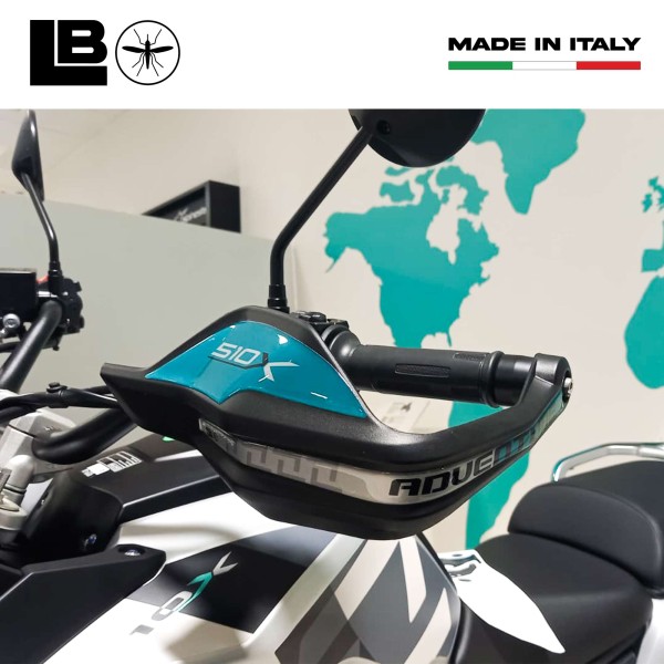 Adesivi resinati Gel 3D compatibili con Kove 510X Protezioni Paramani moto