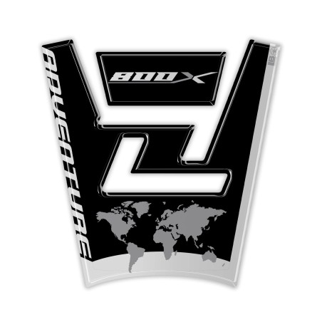 Protector de depósito adhesivo 3D compatible con la protección de moto de resina Kove 800X