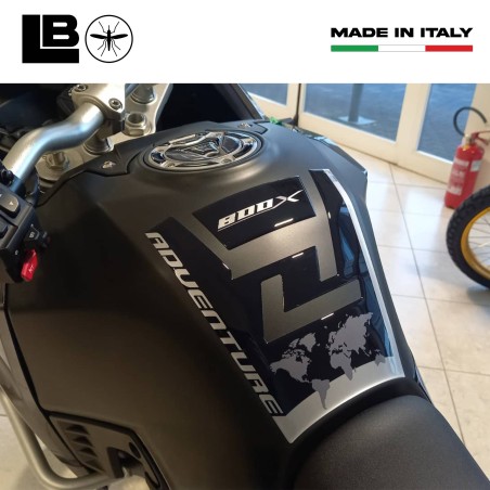 3D-Klebe-Tankschutz, kompatibel mit Kove 800X Resin-Motorradschutz