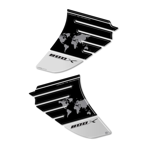                                             Pegatinas de resina 3D compatibles con los protectores laterales del depósito de la moto Kove 800X
                                          