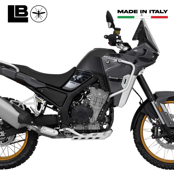 3D resin stickers compatible with Kove 800X Motorcycle tank side protectors