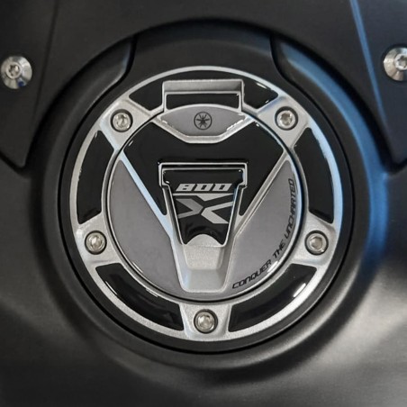 Sticker 3D en résine compatible avec le Kove 800X Bouchon de réservoir protection moto