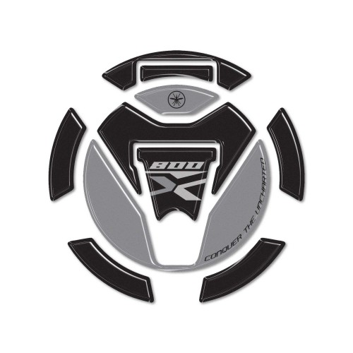                                             Sticker 3D en résine compatible avec le Kove 800X Bouchon de réservoir protection moto
                                          