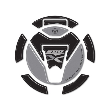 Resin 3D sticker compatible with Kove 800X Tank cap protection motorbike