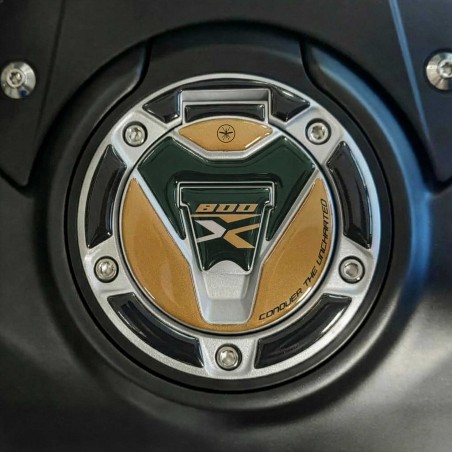 Harz 3D Aufkleber kompatibel mit Kove 800X Tankdeckel Schutz Motorrad