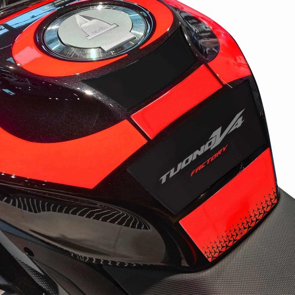 Pegatina 3D protector de depósito de moto compatible con Aprilia Tuono V4 Factory 2025