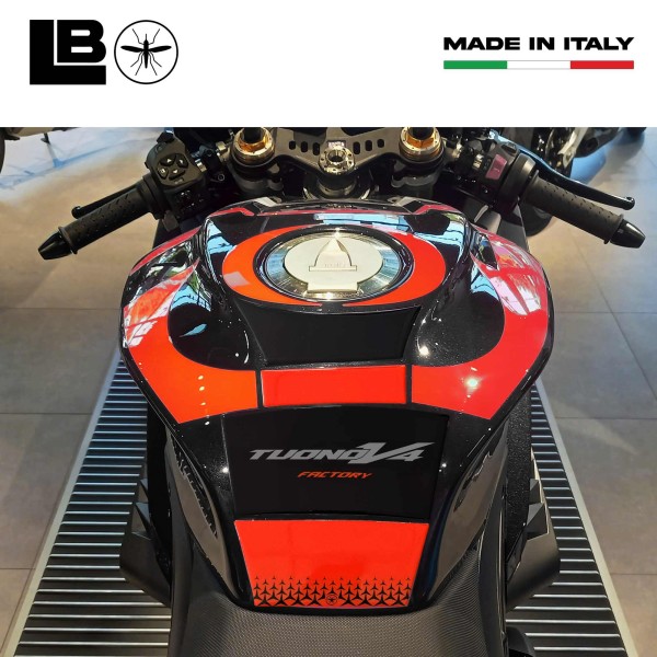 Pegatina 3D protector de depósito de moto compatible con Aprilia Tuono V4 Factory 2025