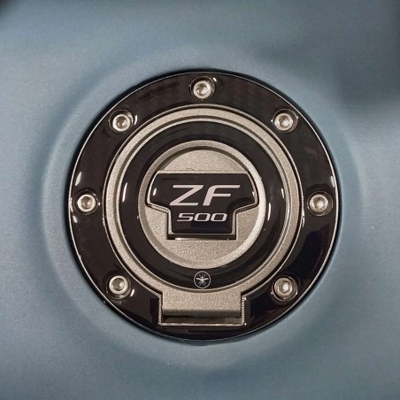 Protezione Tappo Serbatoio moto Adesivo resinato 3D compatibile con Kove 510F