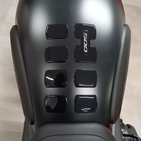 Protection de réservoir en résine 3D adhésive compatible avec Honda CL500