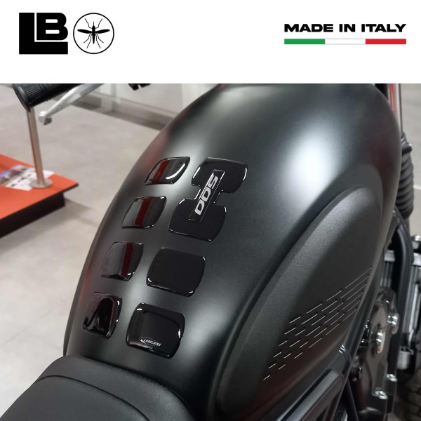 Paraserbatoio Adesivo 3D Protezione resinata moto compatibile con Honda CL500