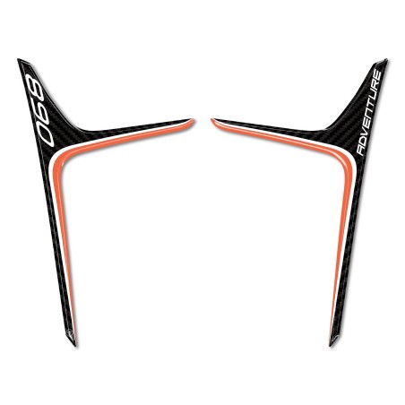 Adesivi 3D Protezioni Fanale Frontale moto compatibili con KTM 890 Adventure