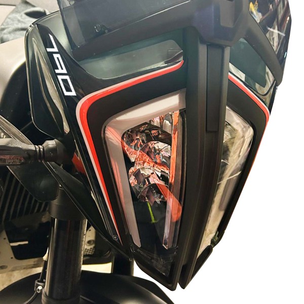 Αυτοκόλλητα 3D Front Light Guard συμβατά με KTM 790 Adventure