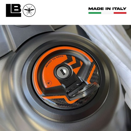 Protection 3D adhésive pour bouchon de réservoir compatible avec Ktm 390 enduro cross 2026