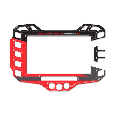 Adhesive Dashboard Display Protection compatible with Ducati Multistrada 1260s
