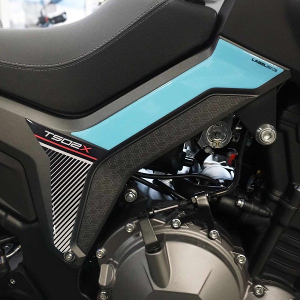 3D Stickers Tank Side Protectors compatible avec Morbidelli T502X 2026