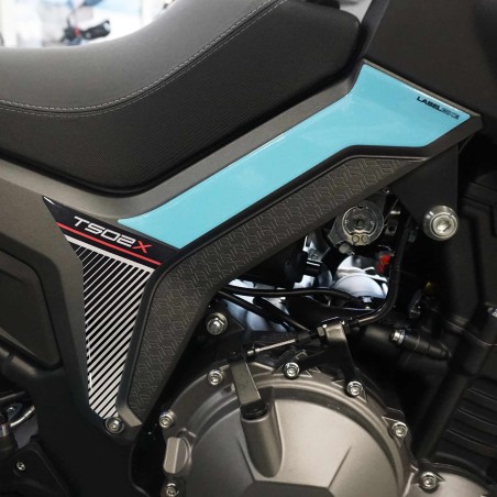 3D Stickers Tank Side Protectors compatible avec Morbidelli T502X 2026