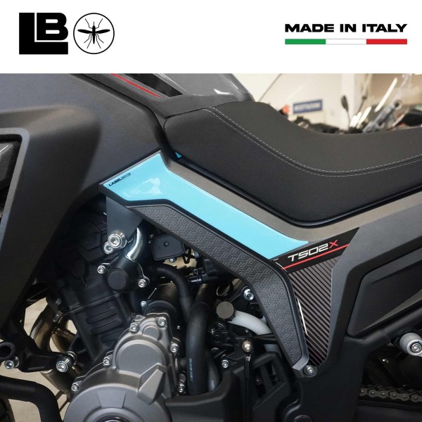 3D Stickers Tank Side Protectors compatible avec Morbidelli T502X 2026