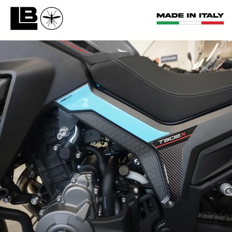 3D Stickers Tank Side Protectors compatible avec Morbidelli T502X 2026