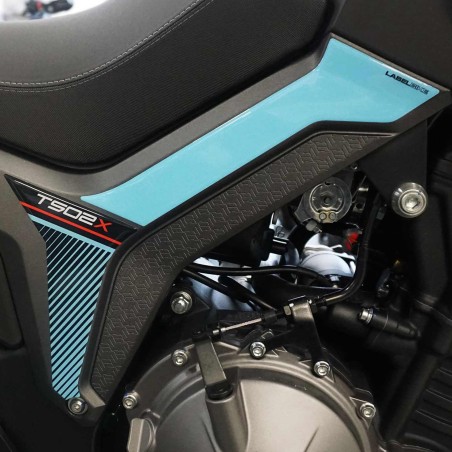 3D Stickers Tank Side Protectors compatible avec Morbidelli T502X 2026