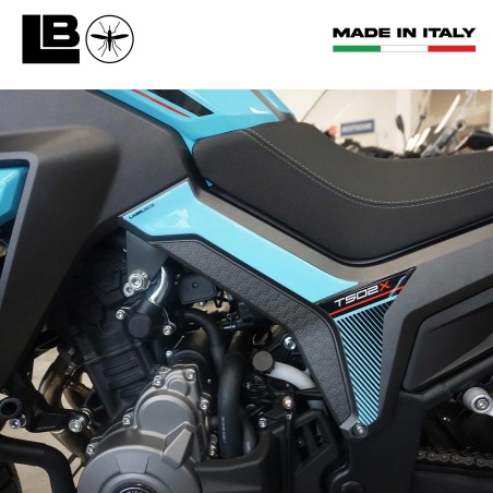 Adesivi 3D Protezioni Laterali Serbatoio compatibili con Morbidelli T502X 2026