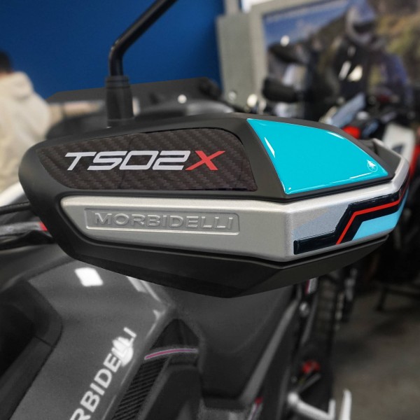 Stickers 3D Protège-mains moto compatible avec Morbidelli T502X 2026